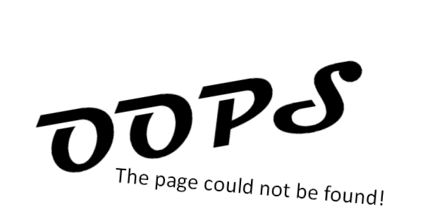 Oops! The page could not be found.