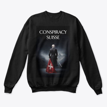 Classic Crewneck Sweatshirt with Conspiracy Suisse cover image imprinted