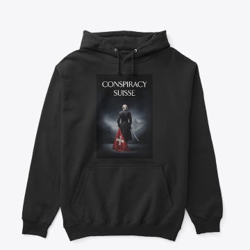 Classic Pullover Hoodie with Conspiracy Suisse cover image imprinted