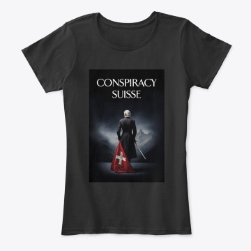 Women Comfort Tee with Conspiracy Suisse cover image imprinted