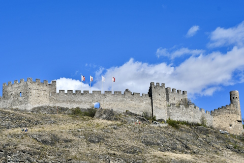 Tourbillon Castle in Sion